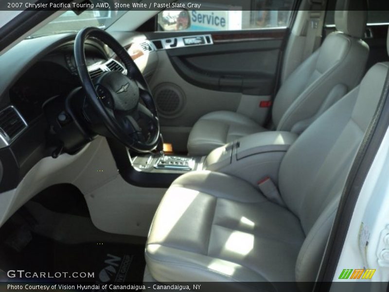 Stone White / Pastel Slate Gray 2007 Chrysler Pacifica Touring AWD