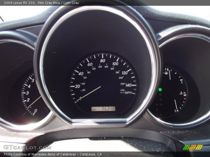 Flint Gray Mica / Light Gray 2004 Lexus RX 330