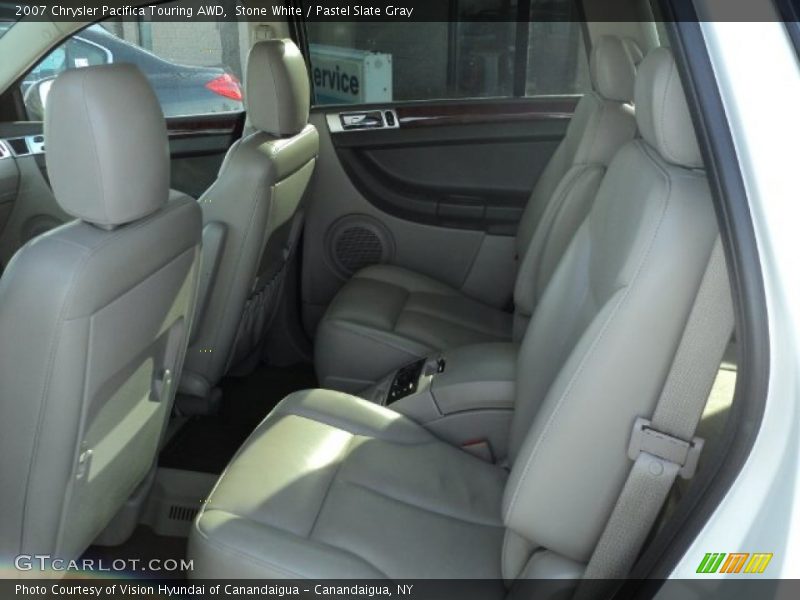 Stone White / Pastel Slate Gray 2007 Chrysler Pacifica Touring AWD