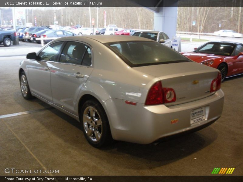 Silver Ice Metallic / Titanium 2011 Chevrolet Malibu LS