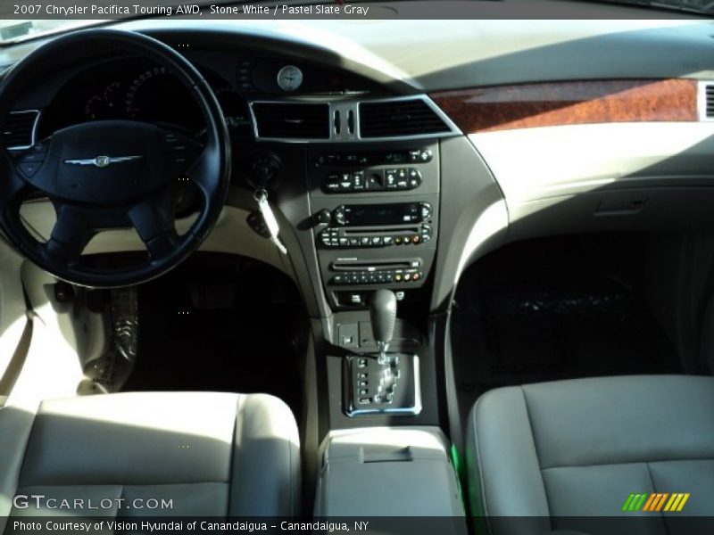 Stone White / Pastel Slate Gray 2007 Chrysler Pacifica Touring AWD