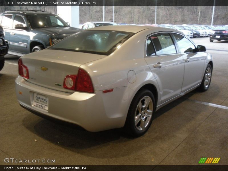 Silver Ice Metallic / Titanium 2011 Chevrolet Malibu LS