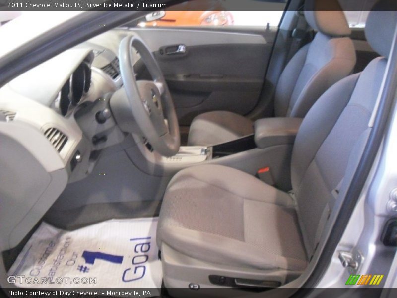 Silver Ice Metallic / Titanium 2011 Chevrolet Malibu LS