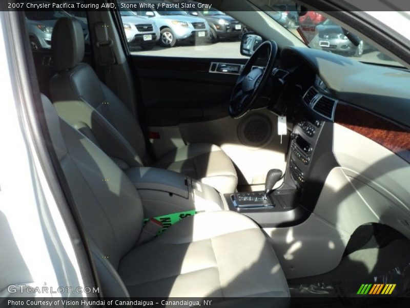 Stone White / Pastel Slate Gray 2007 Chrysler Pacifica Touring AWD