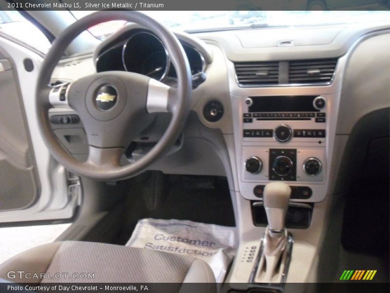 Silver Ice Metallic / Titanium 2011 Chevrolet Malibu LS