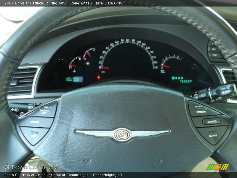 Stone White / Pastel Slate Gray 2007 Chrysler Pacifica Touring AWD