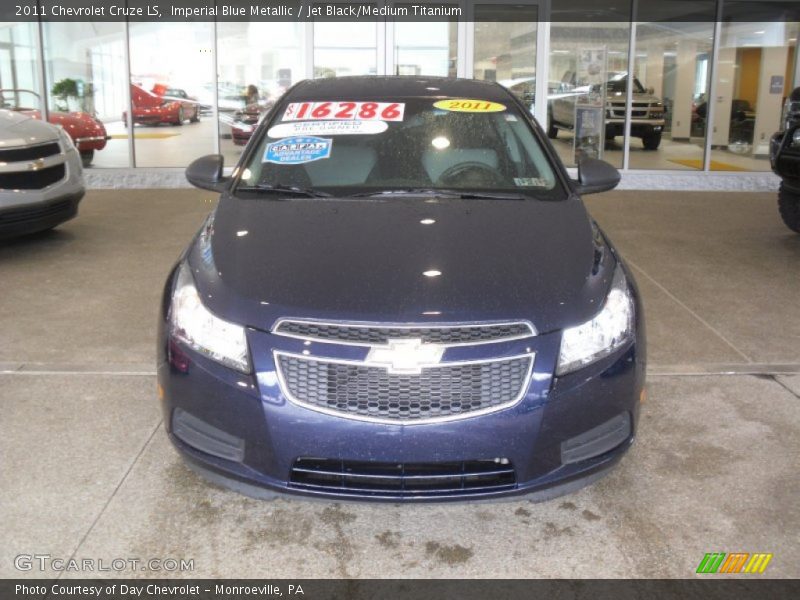 Imperial Blue Metallic / Jet Black/Medium Titanium 2011 Chevrolet Cruze LS