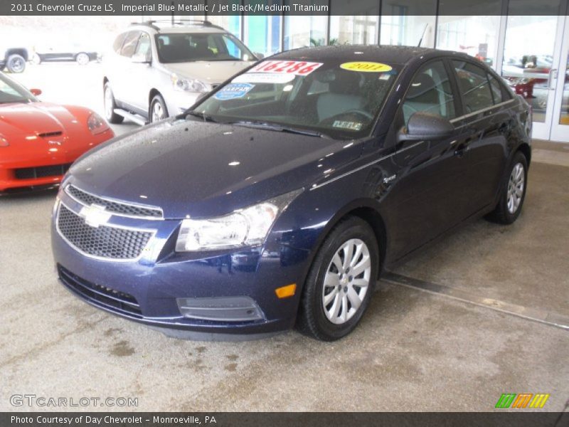 Imperial Blue Metallic / Jet Black/Medium Titanium 2011 Chevrolet Cruze LS