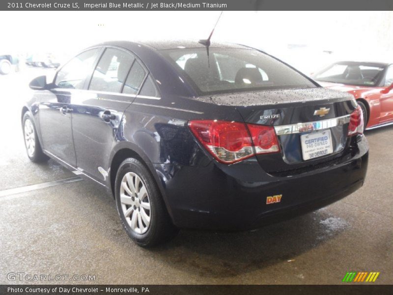 Imperial Blue Metallic / Jet Black/Medium Titanium 2011 Chevrolet Cruze LS