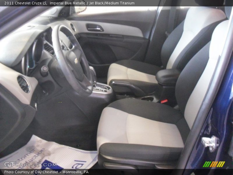Imperial Blue Metallic / Jet Black/Medium Titanium 2011 Chevrolet Cruze LS