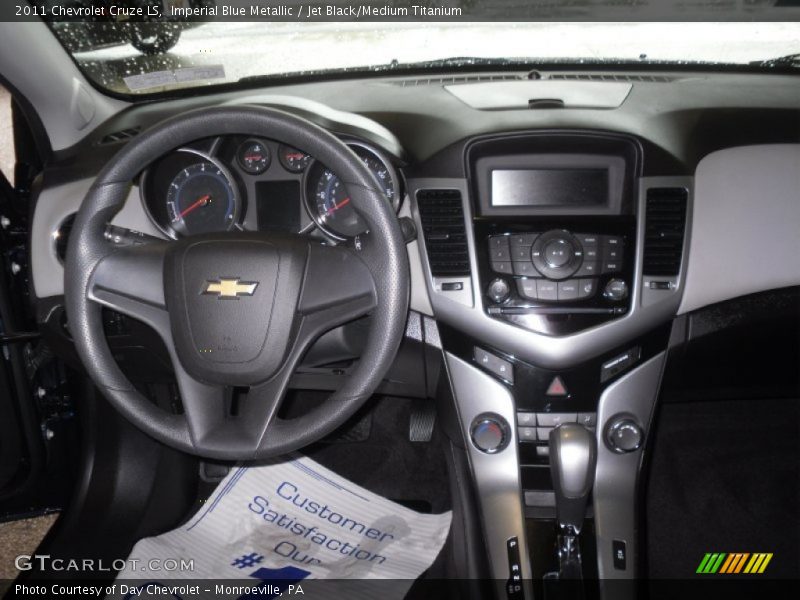 Imperial Blue Metallic / Jet Black/Medium Titanium 2011 Chevrolet Cruze LS