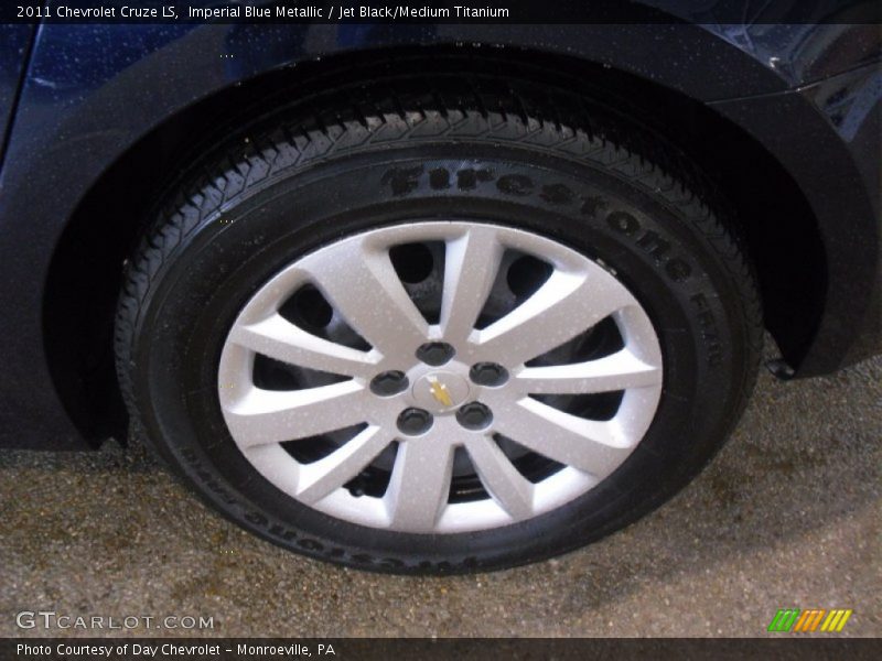 Imperial Blue Metallic / Jet Black/Medium Titanium 2011 Chevrolet Cruze LS