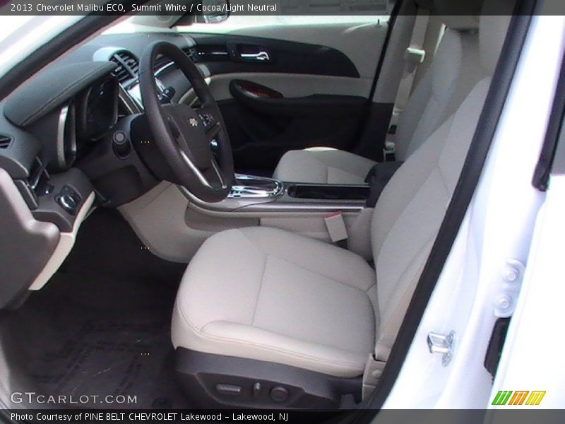 Summit White / Cocoa/Light Neutral 2013 Chevrolet Malibu ECO