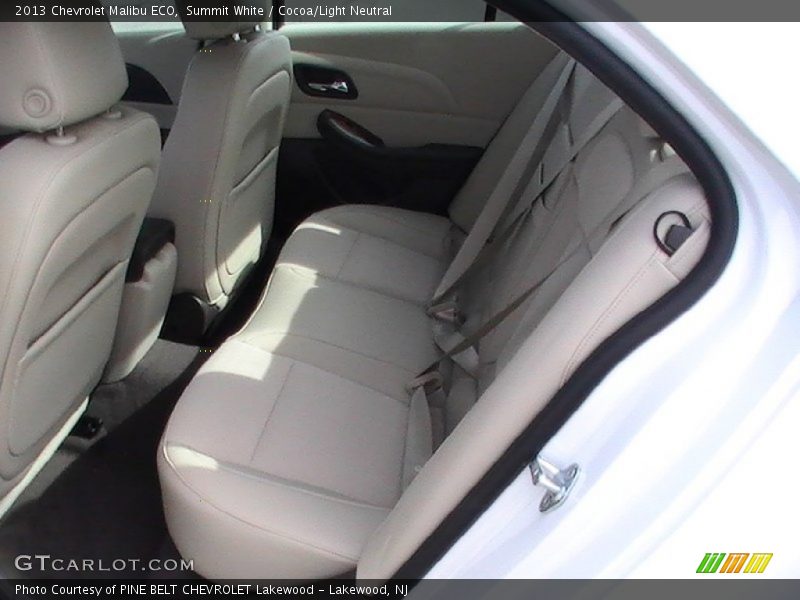 Summit White / Cocoa/Light Neutral 2013 Chevrolet Malibu ECO