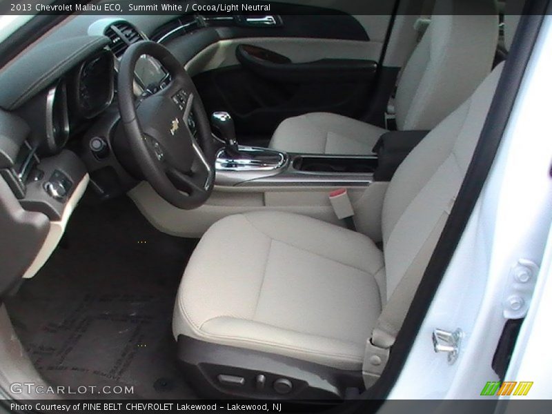 Summit White / Cocoa/Light Neutral 2013 Chevrolet Malibu ECO