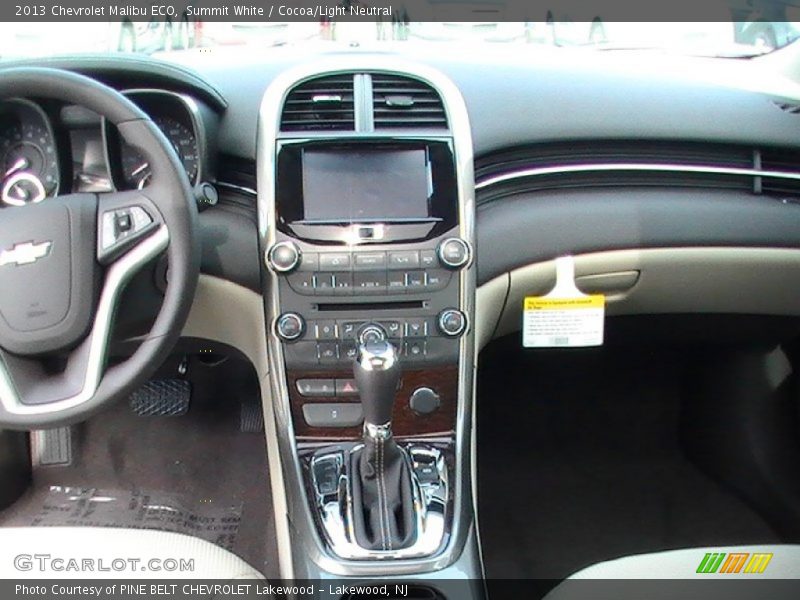 Summit White / Cocoa/Light Neutral 2013 Chevrolet Malibu ECO