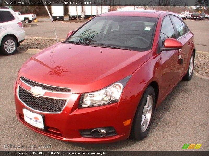 Crystal Red Metallic / Jet Black 2012 Chevrolet Cruze LT