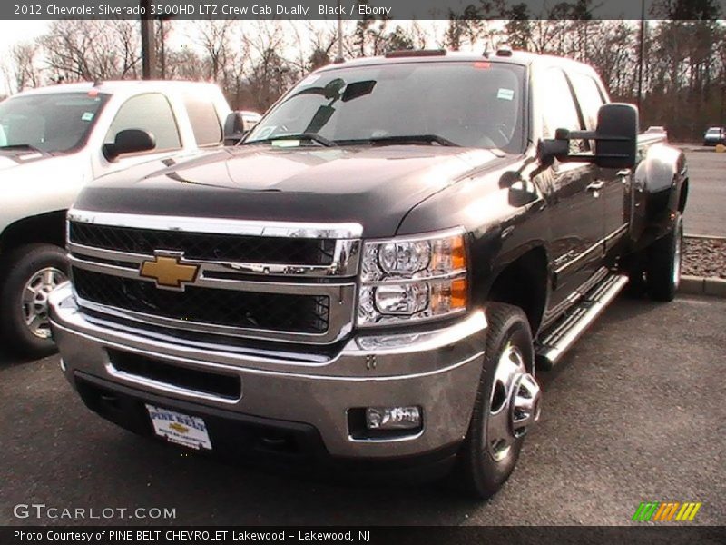 Black / Ebony 2012 Chevrolet Silverado 3500HD LTZ Crew Cab Dually