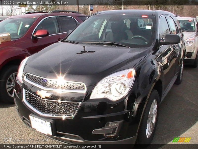 Black / Jet Black 2012 Chevrolet Equinox LS