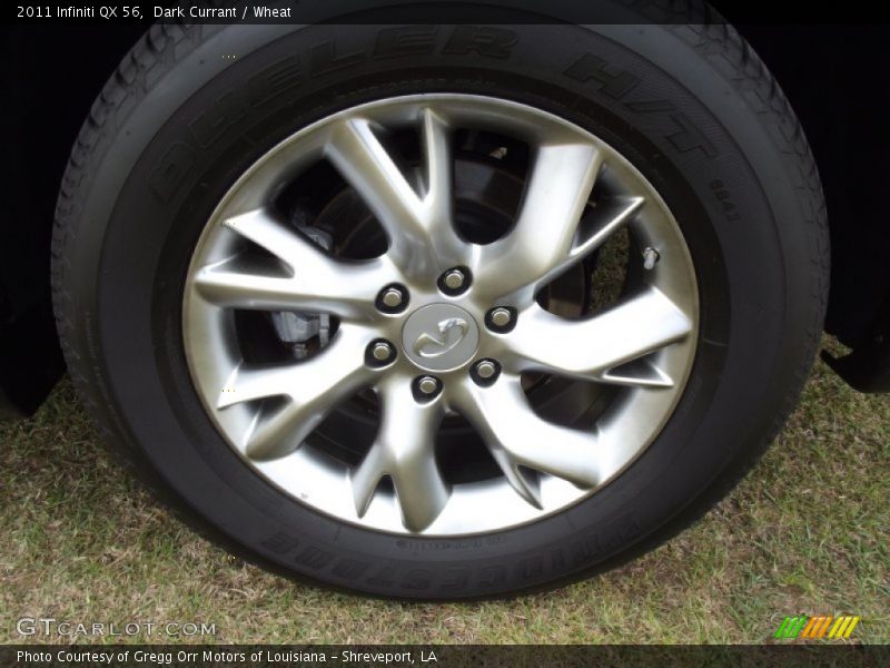 Dark Currant / Wheat 2011 Infiniti QX 56