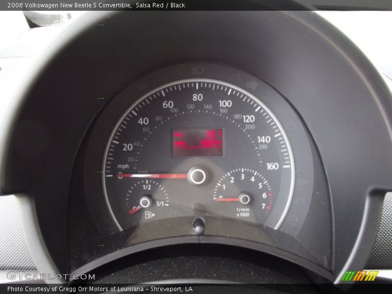 Salsa Red / Black 2008 Volkswagen New Beetle S Convertible