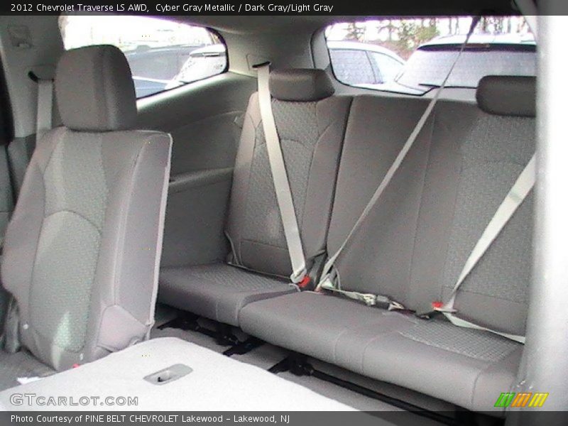 Cyber Gray Metallic / Dark Gray/Light Gray 2012 Chevrolet Traverse LS AWD