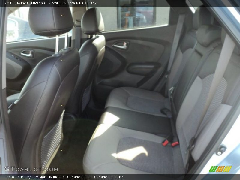 Aurora Blue / Black 2011 Hyundai Tucson GLS AWD
