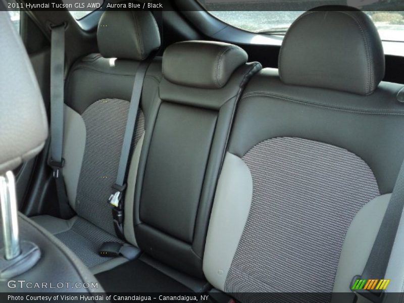 Aurora Blue / Black 2011 Hyundai Tucson GLS AWD