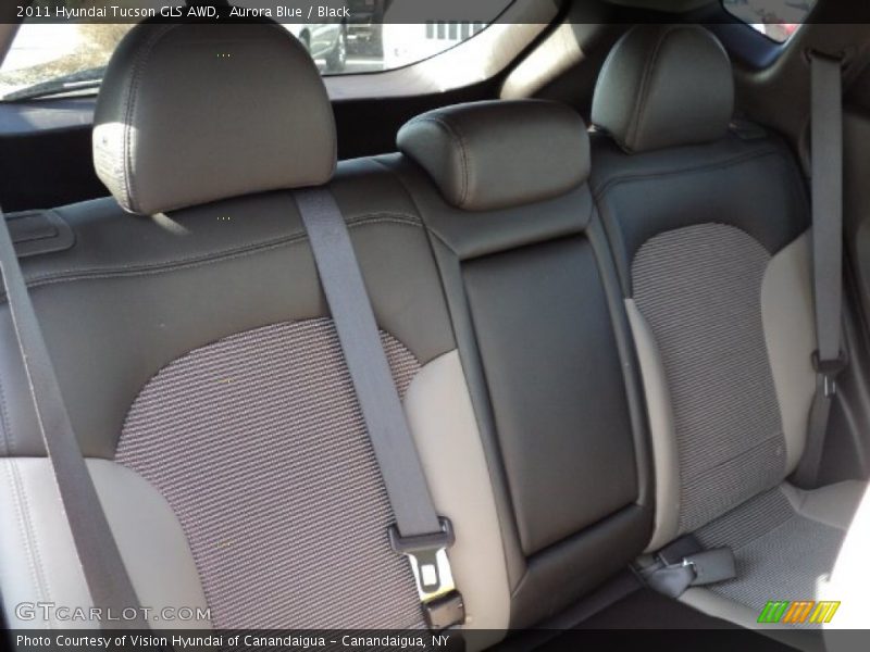 Aurora Blue / Black 2011 Hyundai Tucson GLS AWD
