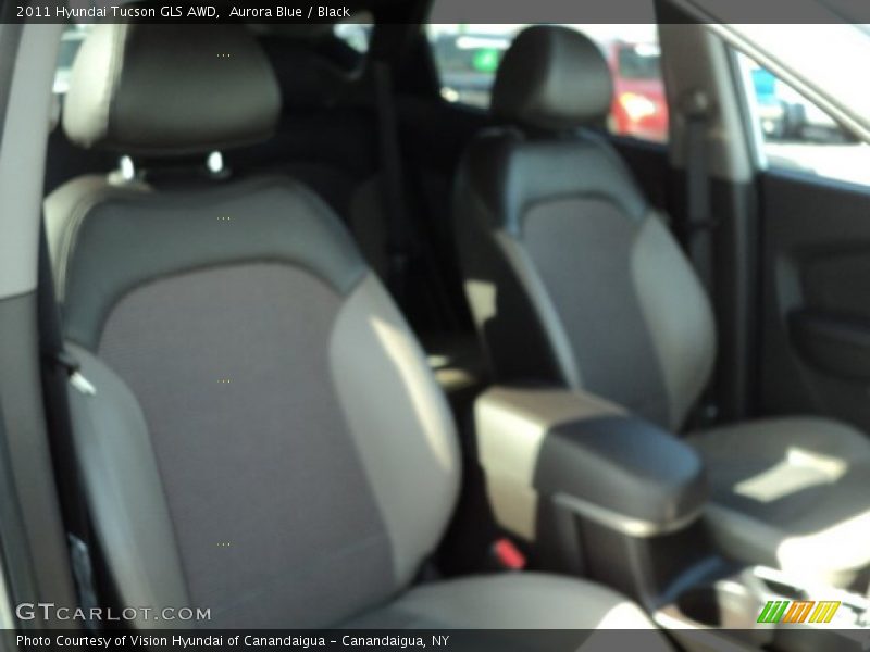 Aurora Blue / Black 2011 Hyundai Tucson GLS AWD