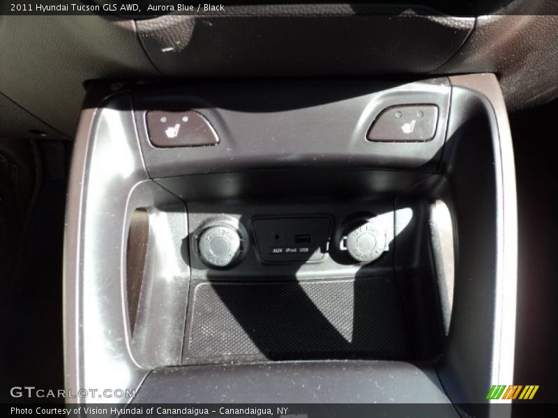 Aurora Blue / Black 2011 Hyundai Tucson GLS AWD