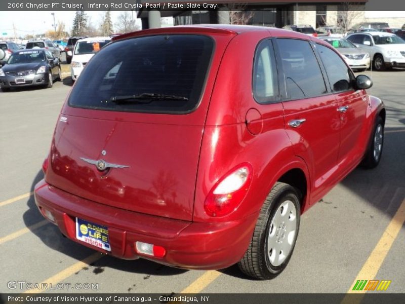 Inferno Red Crystal Pearl / Pastel Slate Gray 2006 Chrysler PT Cruiser