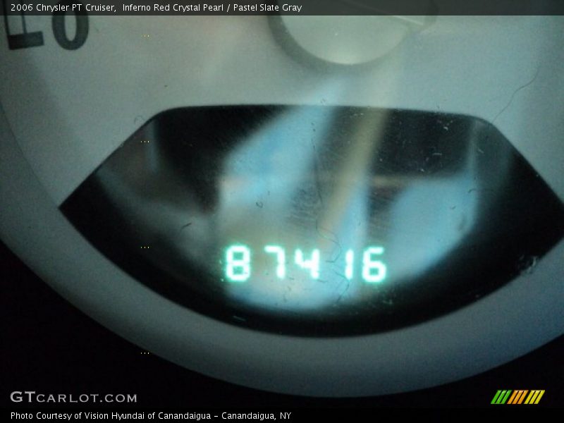 Inferno Red Crystal Pearl / Pastel Slate Gray 2006 Chrysler PT Cruiser