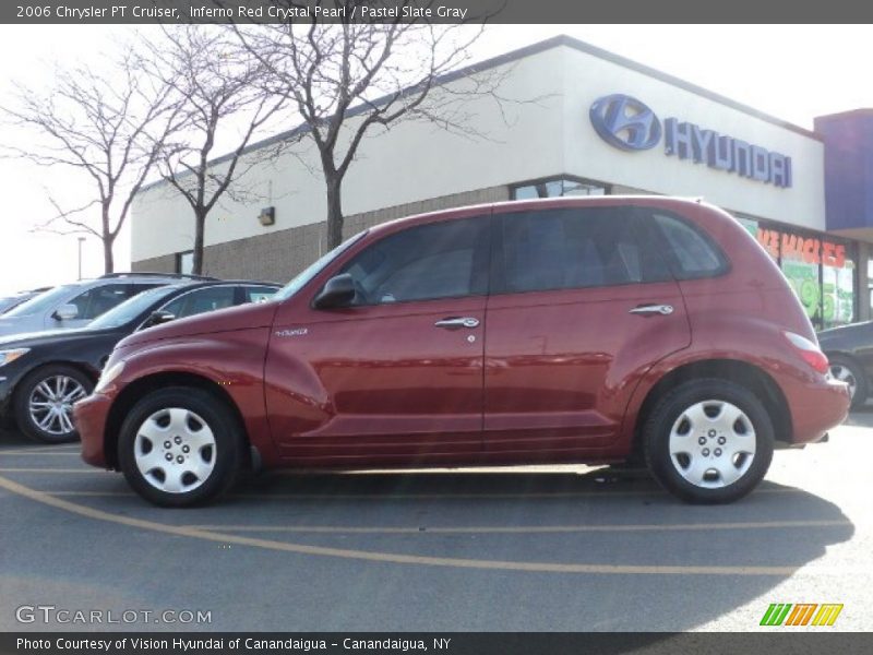 Inferno Red Crystal Pearl / Pastel Slate Gray 2006 Chrysler PT Cruiser
