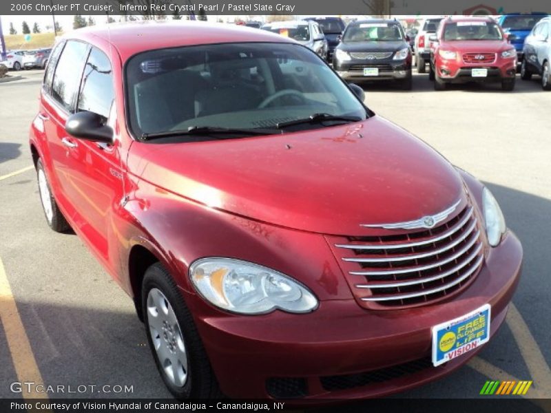 Inferno Red Crystal Pearl / Pastel Slate Gray 2006 Chrysler PT Cruiser