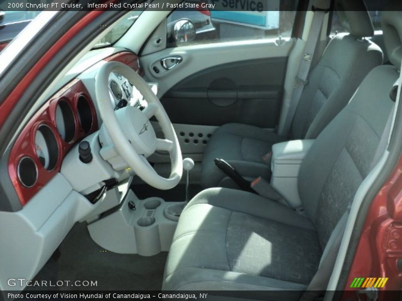 Inferno Red Crystal Pearl / Pastel Slate Gray 2006 Chrysler PT Cruiser