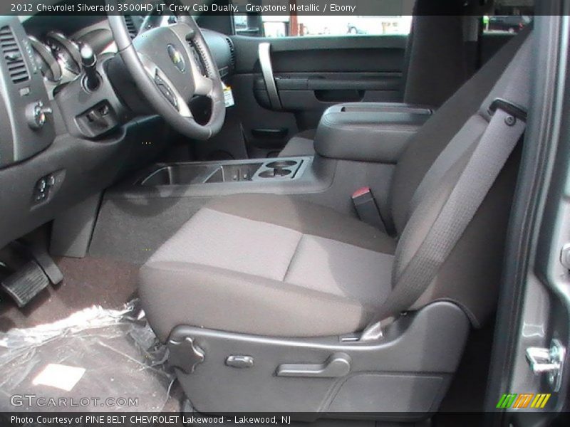 Graystone Metallic / Ebony 2012 Chevrolet Silverado 3500HD LT Crew Cab Dually