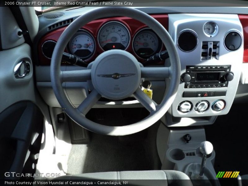 Inferno Red Crystal Pearl / Pastel Slate Gray 2006 Chrysler PT Cruiser