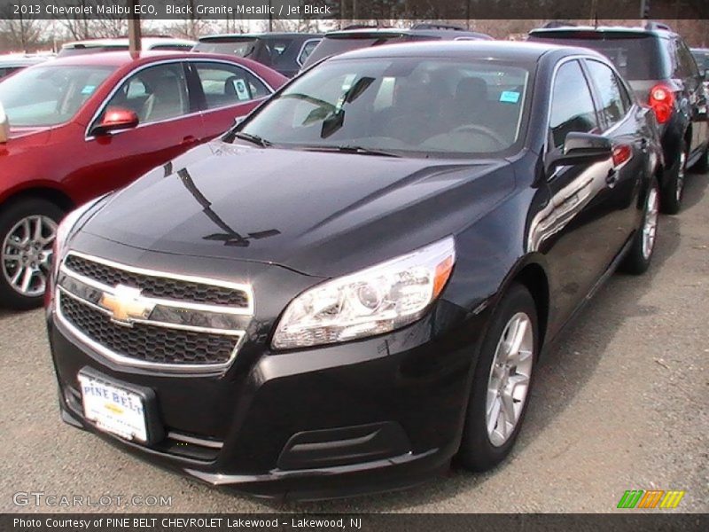 Black Granite Metallic / Jet Black 2013 Chevrolet Malibu ECO