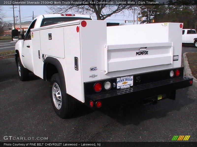 Summit White / Dark Titanium 2012 Chevrolet Silverado 2500HD Work Truck Regular Cab 4x4 Commercial