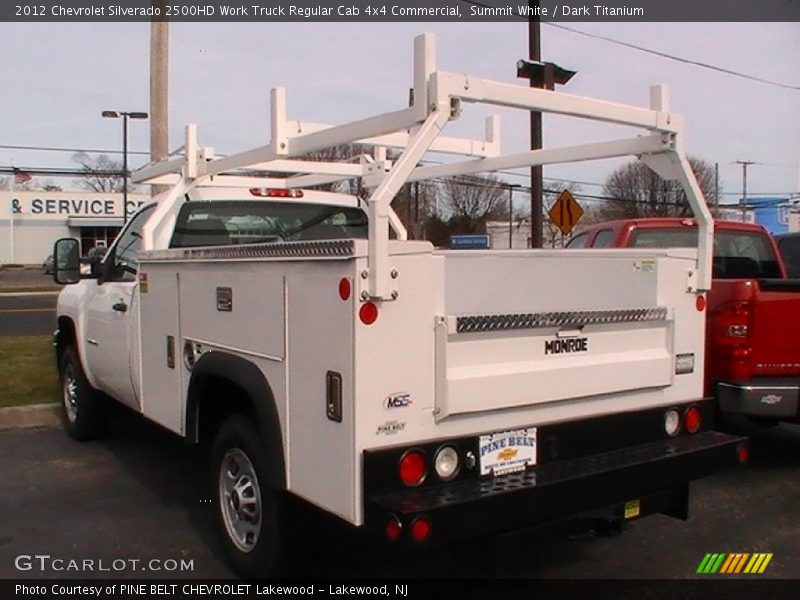 Summit White / Dark Titanium 2012 Chevrolet Silverado 2500HD Work Truck Regular Cab 4x4 Commercial
