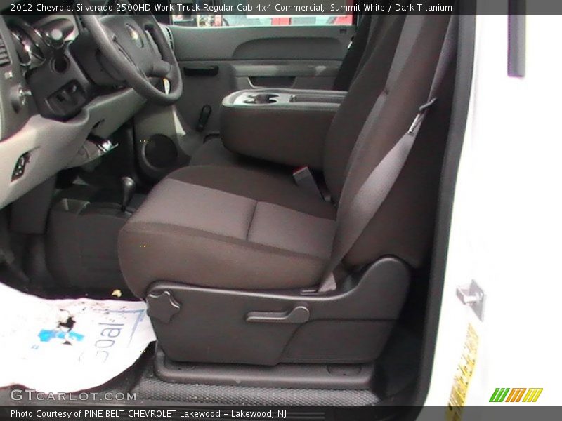Summit White / Dark Titanium 2012 Chevrolet Silverado 2500HD Work Truck Regular Cab 4x4 Commercial