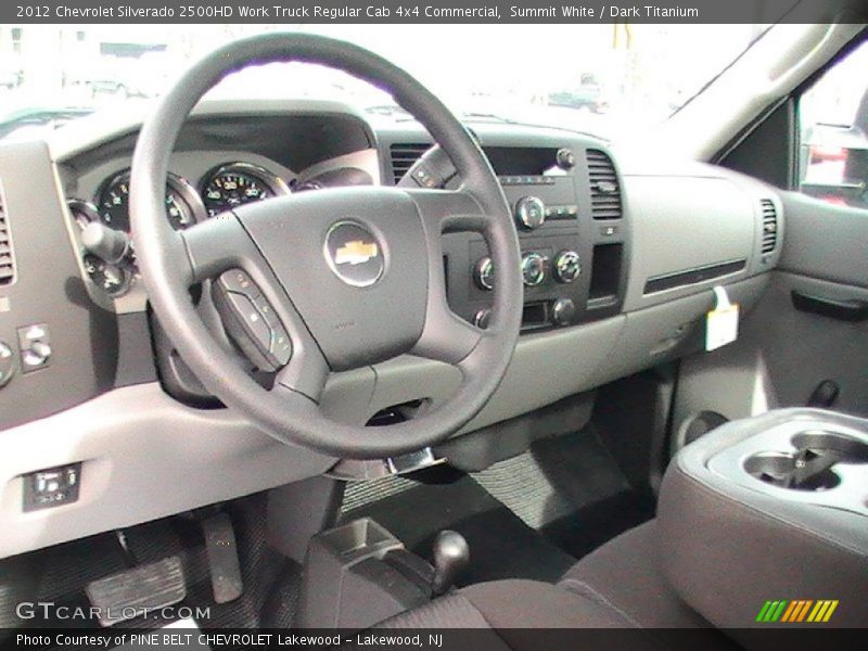 Dashboard of 2012 Silverado 2500HD Work Truck Regular Cab 4x4 Commercial