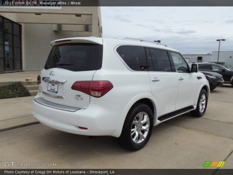 Moonlight White / Wheat 2012 Infiniti QX 56