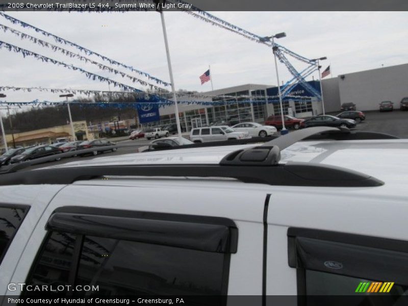 Summit White / Light Gray 2008 Chevrolet TrailBlazer LS 4x4
