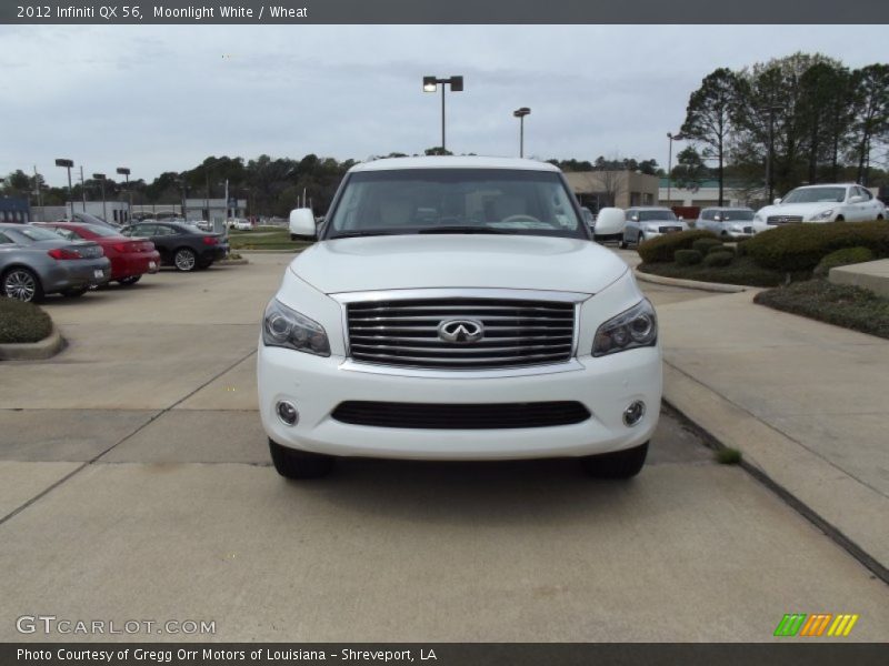 Moonlight White / Wheat 2012 Infiniti QX 56