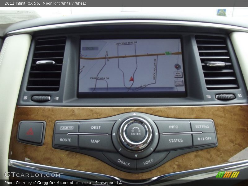 Moonlight White / Wheat 2012 Infiniti QX 56