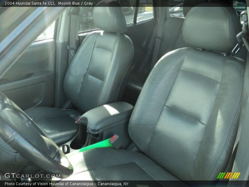 Moonlit Blue / Gray 2004 Hyundai Santa Fe GLS