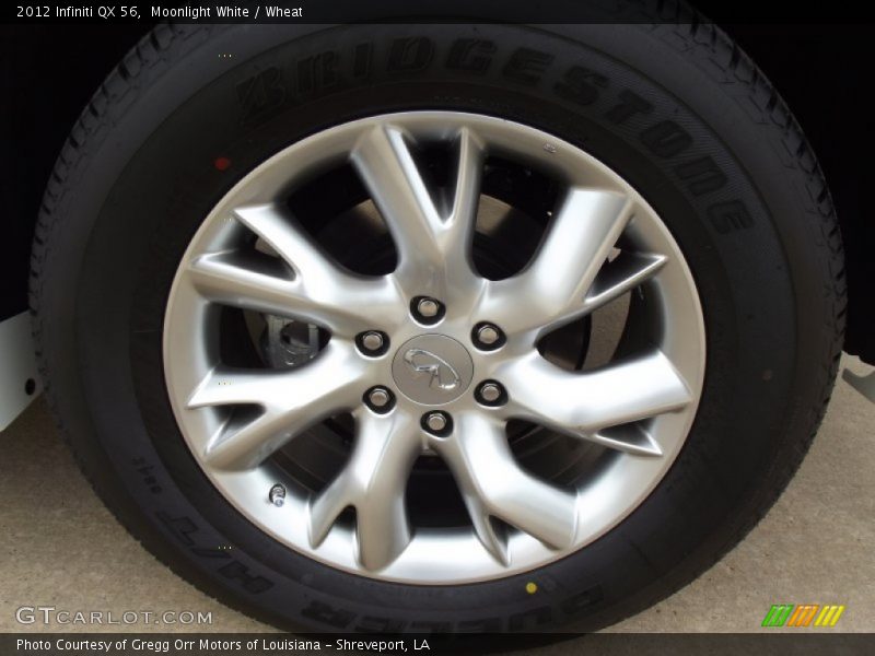 Moonlight White / Wheat 2012 Infiniti QX 56