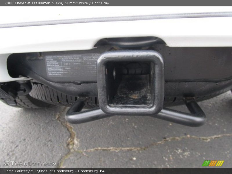 Summit White / Light Gray 2008 Chevrolet TrailBlazer LS 4x4
